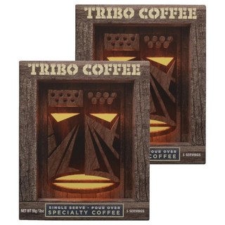 TRIBO COFFEE 濾掛式咖啡 經典綜合5種口味 Set 精品等級阿拉比卡咖啡豆 氮氣包裝, 11g, 5包, 2盒