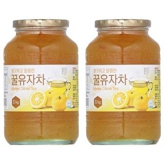 逢國食品 韓國蜂蜜柚子茶, 1kg, 1罐, 2罐