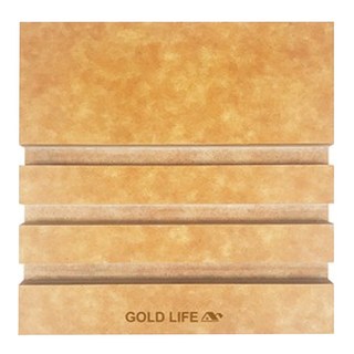 GOLD LIFE 高密度不吸水木纖維 (0.6cm專用), 砧板架, 12.2 x 12.2 x 1.2cm, 1個, 原木色