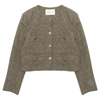 BURU N JUDY 女款毛呢口袋短版夾克 BORKJK501B