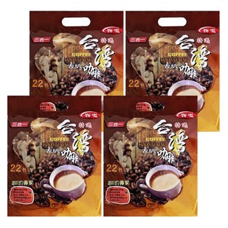 祥溢 古坑 三合一咖啡, 15g, 22包, 4袋