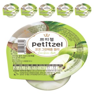 CJ petitzel CoCo青蘋果布丁 1入, 6個, 210g