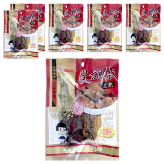 德昌 非基改豆乾 經典黑胡椒口味 台灣製造, 60g, 6包