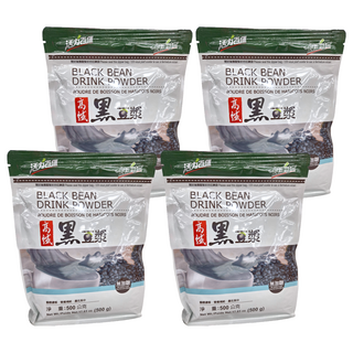 健康時代 高纖黑豆漿 無糖, 500g, 4包