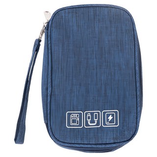 iSFun 商務收納 3C牛津手機多格手拿包, 藍色, 1個, 單一商品