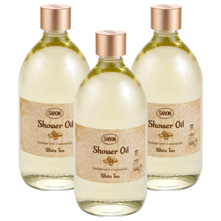 SABON 沐浴油 白茶, 500ml, 3瓶