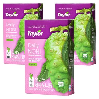 테일러 유기농 인증 하루노니즙, 30개, 20ml