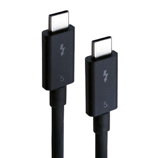 Kamera 佳美能 Pasidal Thunderbolt 5 線 - 0.3M Passive 8K/120Gbps 240W/PD3.1 Type-C, 黑色, 1條