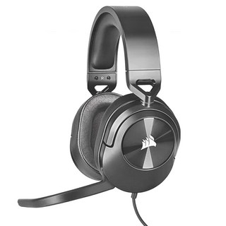 CORSAIR 海盜船 電競有線耳機麥克風, 黑色, HS35 V2