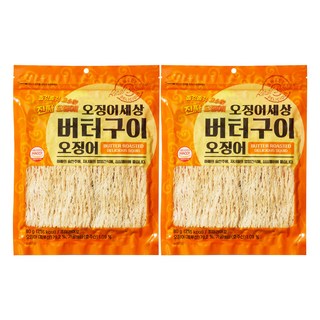 ojingeosesang 奶油烤魷魚片, 80g, 2包