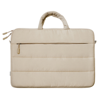 ekax 雲朵Puffy 筆電包, 燕麥米, 1個