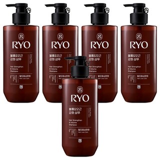 RYO 呂 豐盈強韌髮根香氛洗髮精 木質調麝香, 480ml, 5瓶
