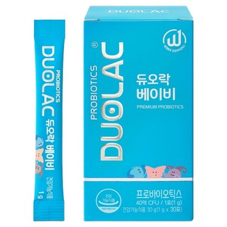 듀오락 베이비 프로바이오틱스 유산균 30p, 30g, 1개