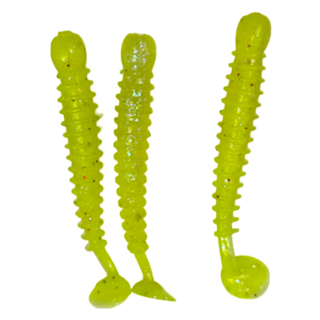 Owner C'ultiva 歐娜 RB-2 振尾蟲 Ring Kick Tail 根魚, 螢光綠色, 2g, 1包