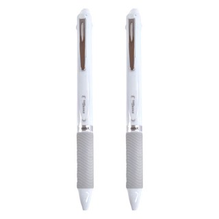 Pentel 飛龍文具 ENERGEL 三色筆(XBLC35)，書寫流利，速乾，不易弄髒紙面，墨水顏色：黑.紅.藍, XBLC35W, 2支