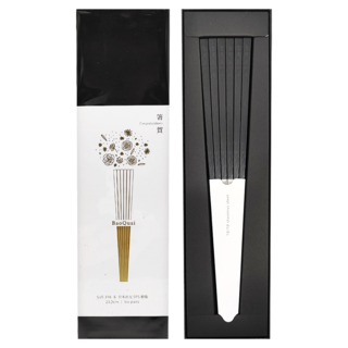 台灣第一筷 箸賀系列 黑寶筷6雙入禮盒組 黑色 精緻餐具禮品, 1組