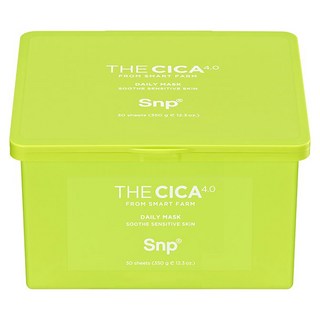 Snp 積雪草4.0鎮靜舒緩面膜, 30張, 1盒