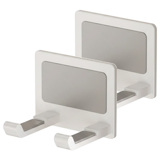 超級工廠 吹風機架, 白色, 2個, 免打孔浴室收納