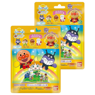 BANDAI 麵包超人沐浴球 內附玩具 75g, 2個