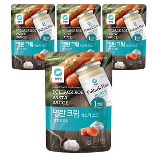 清淨園 明太子奶油義大利麵醬, 150g, 4包