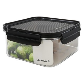 Locknlock 樂扣樂扣 Bisfree Modular 積木晶透保鮮盒 正方形, 1L, 2個