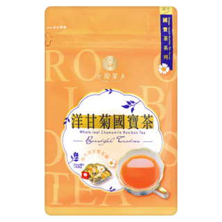 台灣茶人 南非綠國寶茶 Set 頂級長葉 嚴選原片花瓣 天然零咖啡因, 2.2g, 10包, 1袋