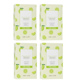 咪咪購物 旅行便攜隨身漱口水 檸檬口味, 4盒, 220g