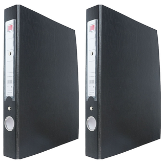 Seeder 新德牌 2孔素面資料夾, 黑色, 2本