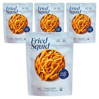 Modern House 原味炸魷魚, 4包, 50g