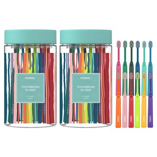 쿤달 딥 클린 항균 초극세모 어린이 칫솔, 12개입, 2개