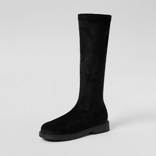 착한구두 드앙 스트레치 스웨이드 기모 롱부츠 BLSDR4g847