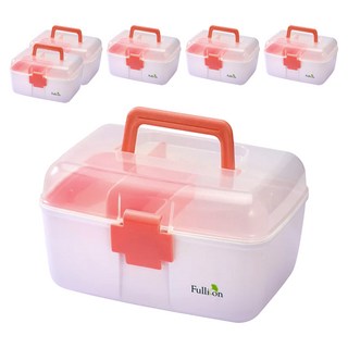 Fullicon 護立康 雙層家庭保健醫藥箱 FB003 粉色, 6個