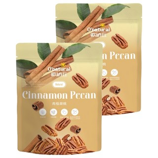 O'natural 歐納丘 肉桂胡桃 非油炸 低溫烘焙, 50g, 2袋