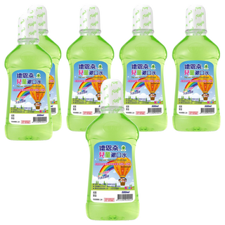 Day and Night 德恩奈 兒童漱口水 蘋果, 500ml, 6瓶