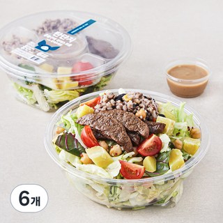 피그인더가든 탄단지 콩불구이 라이스 보울 샐러드, 193g, 6개