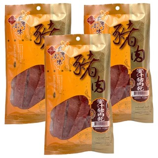 長松食品 蜜汁豬肉乾, 90g, 3包