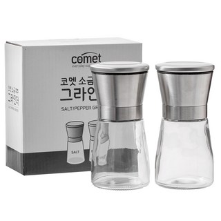 comet 304不鏽鋼鹽/胡椒研磨罐, 160ml, 2罐