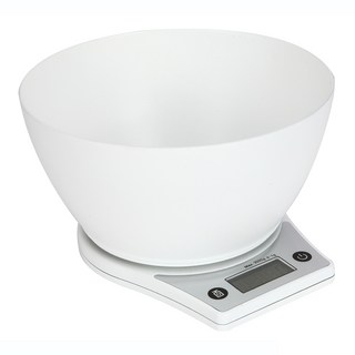 SANLUX 台灣三洋 數位料理秤 附說明書 + 秤碗 312g, SYES-K454, 3kg, 白色