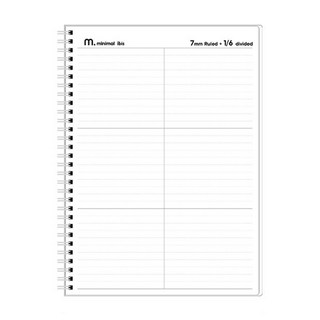 아이비스 PP 6등분 좌철 노트, 1개