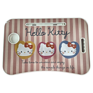 收納王妃 床上桌, 條紋KITTY