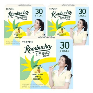 TEAZEN 茶禪 康普茶沖泡飲 鳳梨口味, 5g, 30條, 3盒