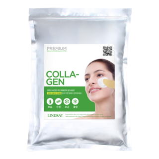 LINDSAY 膠原蛋白 袋裝軟膜粉, 滋潤肌膚 打造彈力肌, 1kg, 1包