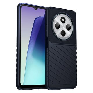 RUGGED SHIELD 雷霆系列 軍工氣墊減震殼 TPU軟殼, 紅米Redmi 14C/POCO C75適用, 藏青藍