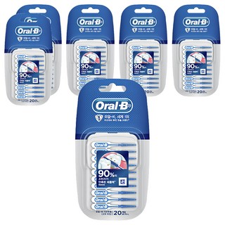 Oral-B 歐樂B I型橡膠牙間刷, 20支, 6盒