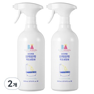 비지엔젤 대용량 반짝반짝 욕조 세정제, 800ml, 2개