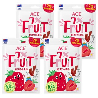 ACE 斑斑水果條 草莓 + 奇亞籽, 32g, 4個