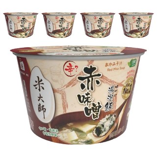 master mi 米大師 湯泡飯 赤味噌, 5個, 210g