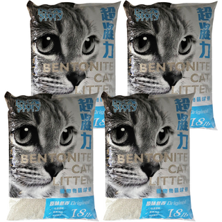 pet story 寵物物語 貓砂 球砂, 原味無香, 453g, 4包