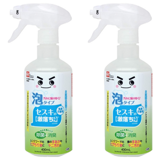 LEC 激落碳酸鈉電解水 泡沫型, 10倍高濃度, 強力除菌除臭, 不用過水, 400ml, 2瓶