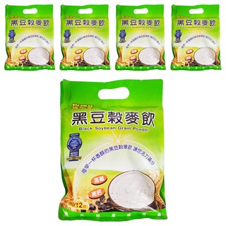 Vitamax 維他麥 黑豆穀麥飲 高纖 高鈣, 30g, 12包, 5袋